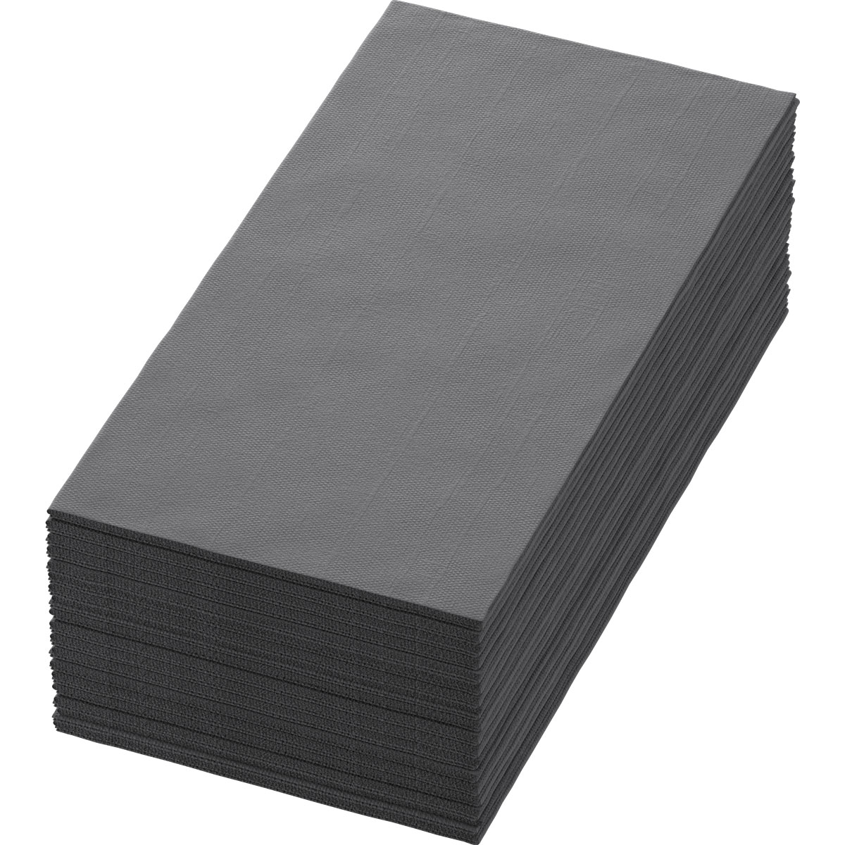 Bio-Dunisoft® Serviette 40 x 40 cm, 1/8-Buchfalz - Granite Grey