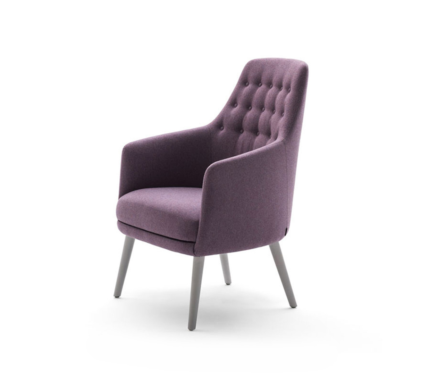 Sessel Danielle mit Knopfpolsterung