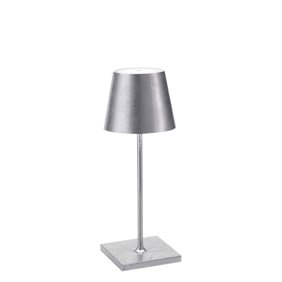 Tischleuchte Poldina Mini - Blattsilber
