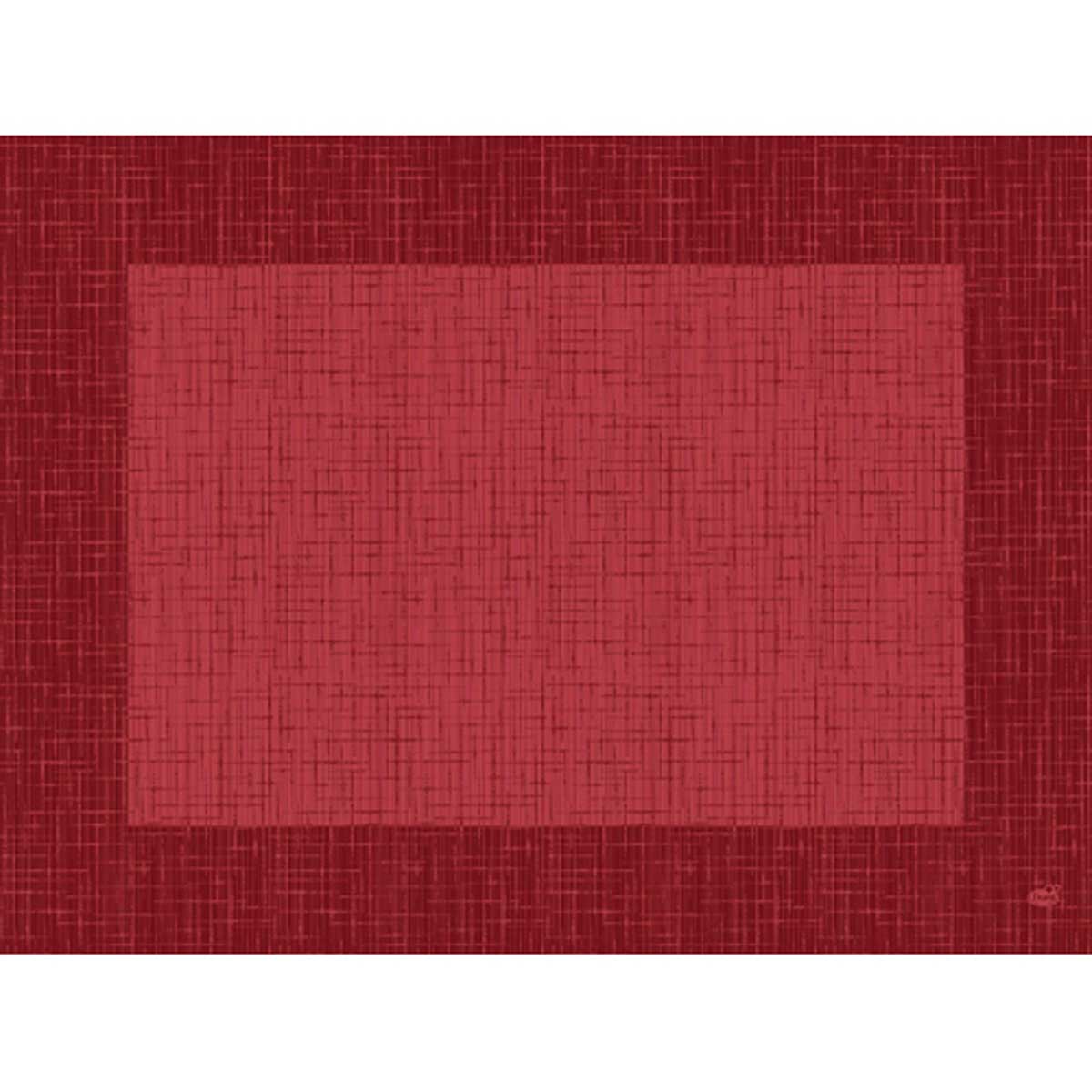TISCHSETS BIO-DUNICEL 30 x 40 cm - LINNEA  Bordeaux