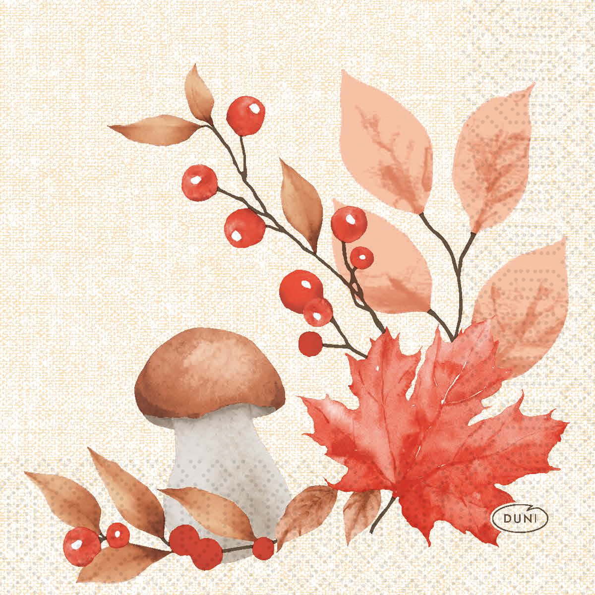 Zelltuchservietten WOODLAND 3-lagig, 33 x 33 cm