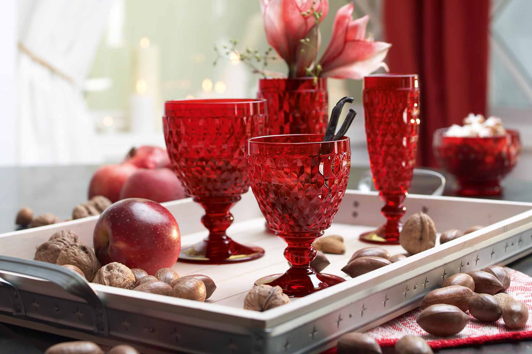 Wasserglas Boston Rot