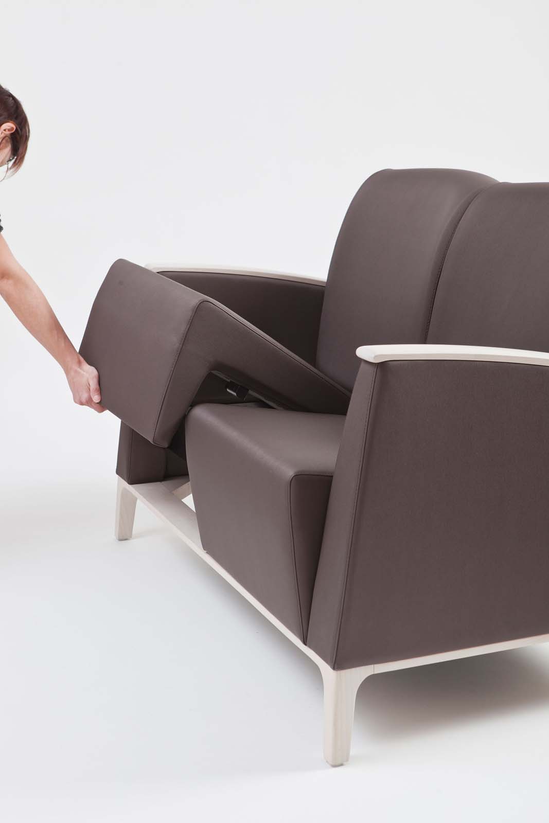 Sofa Mamy - Armlehne Holz