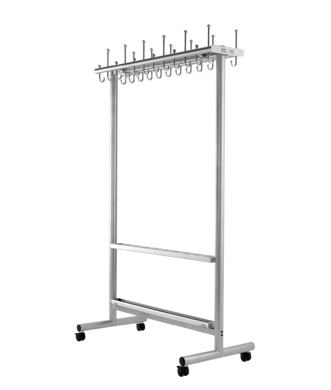 Garderobensystem FINO - Reihengarderobe rollbar