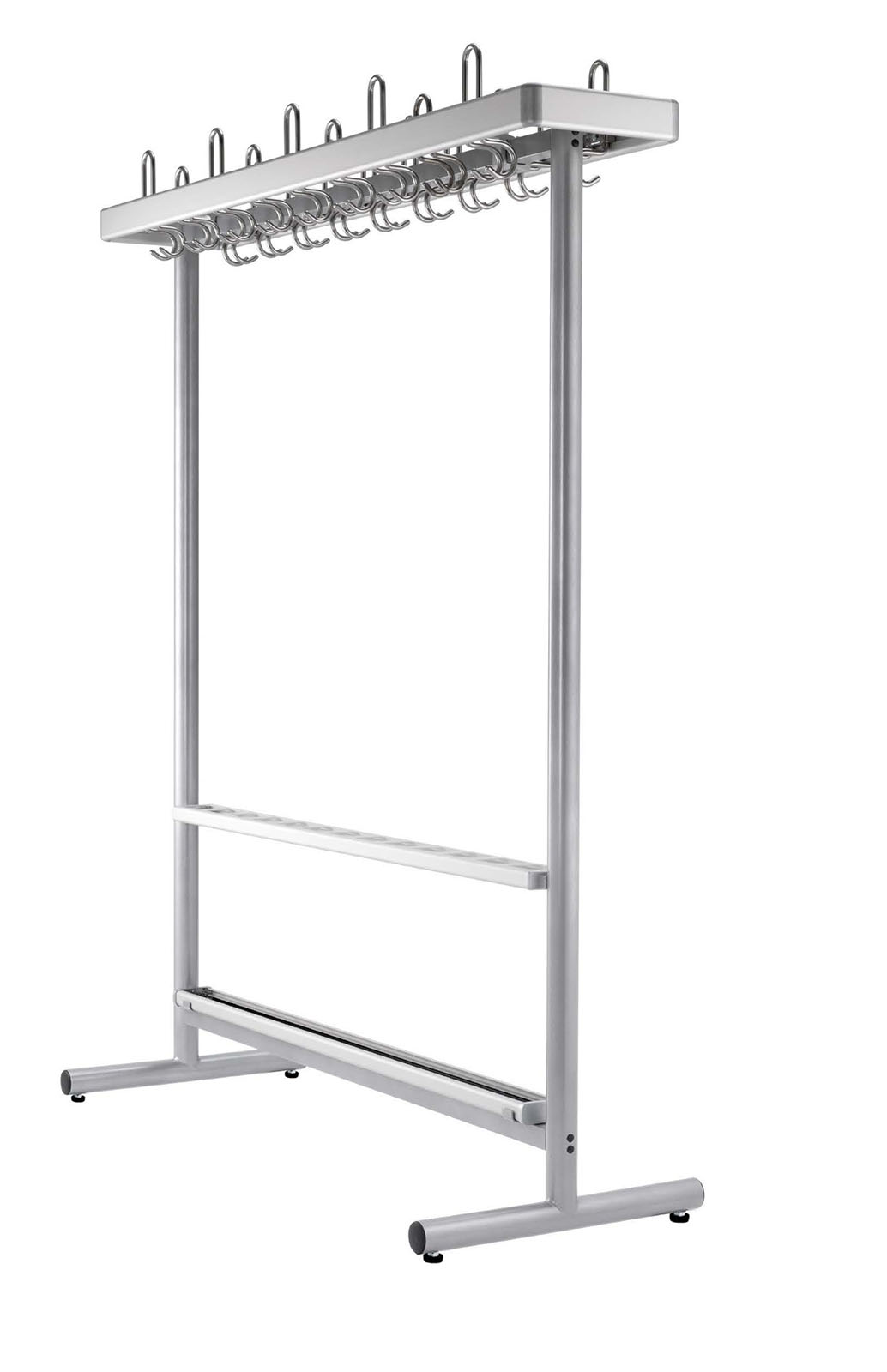 Garderobensystem Certezza - Reihengarderobe rollbar