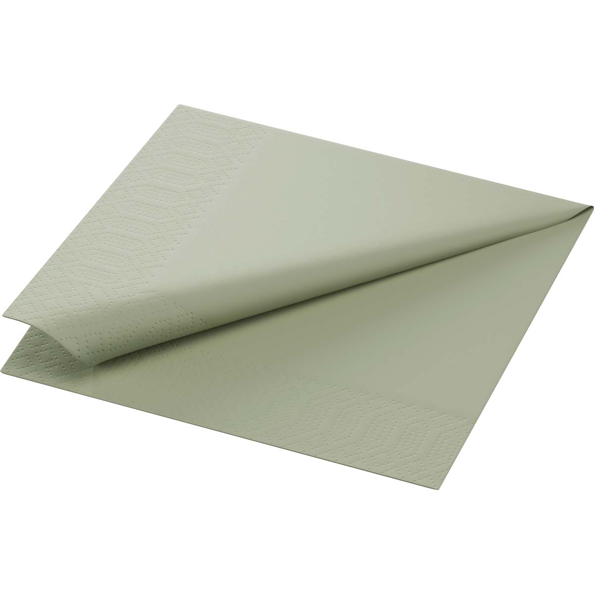 Zelltuchservietten 33 x 33 cm, 2-Lagig, 1/4-Falz - Pistachio Green