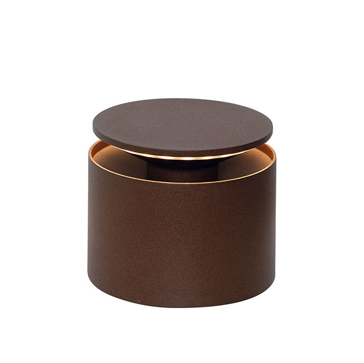 Akku-Tischleuchte PUSH-UP - Corten