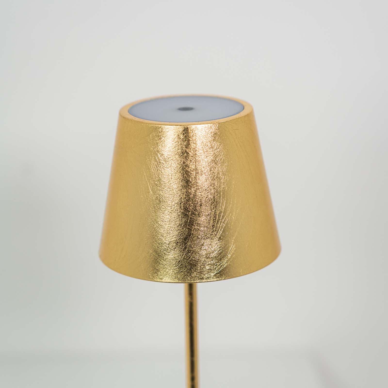 Tischleuchte Poldina - Blattgold