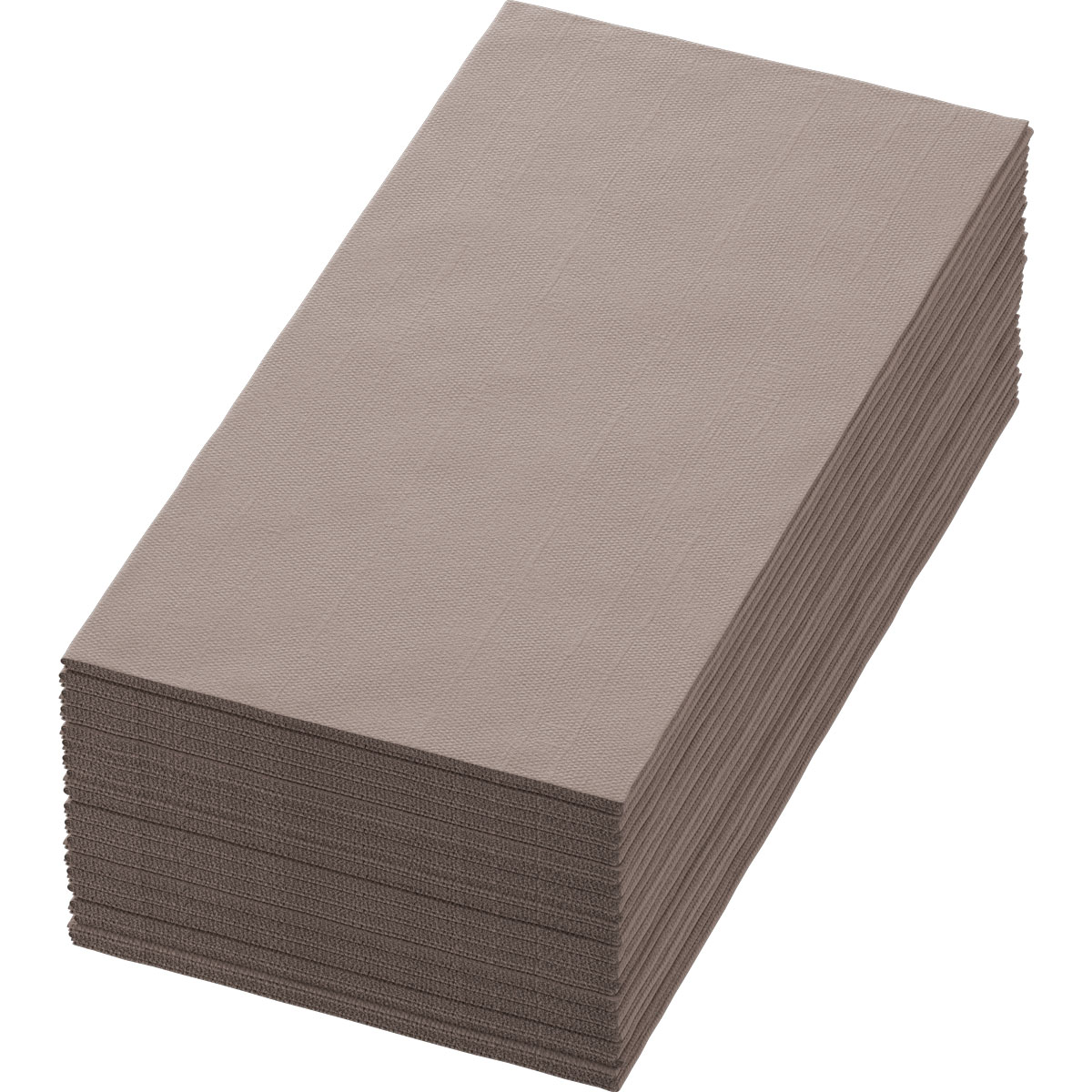 Bio-Dunisoft® Serviette 40 x 40 cm, 1/8-Buchfalz - Greige