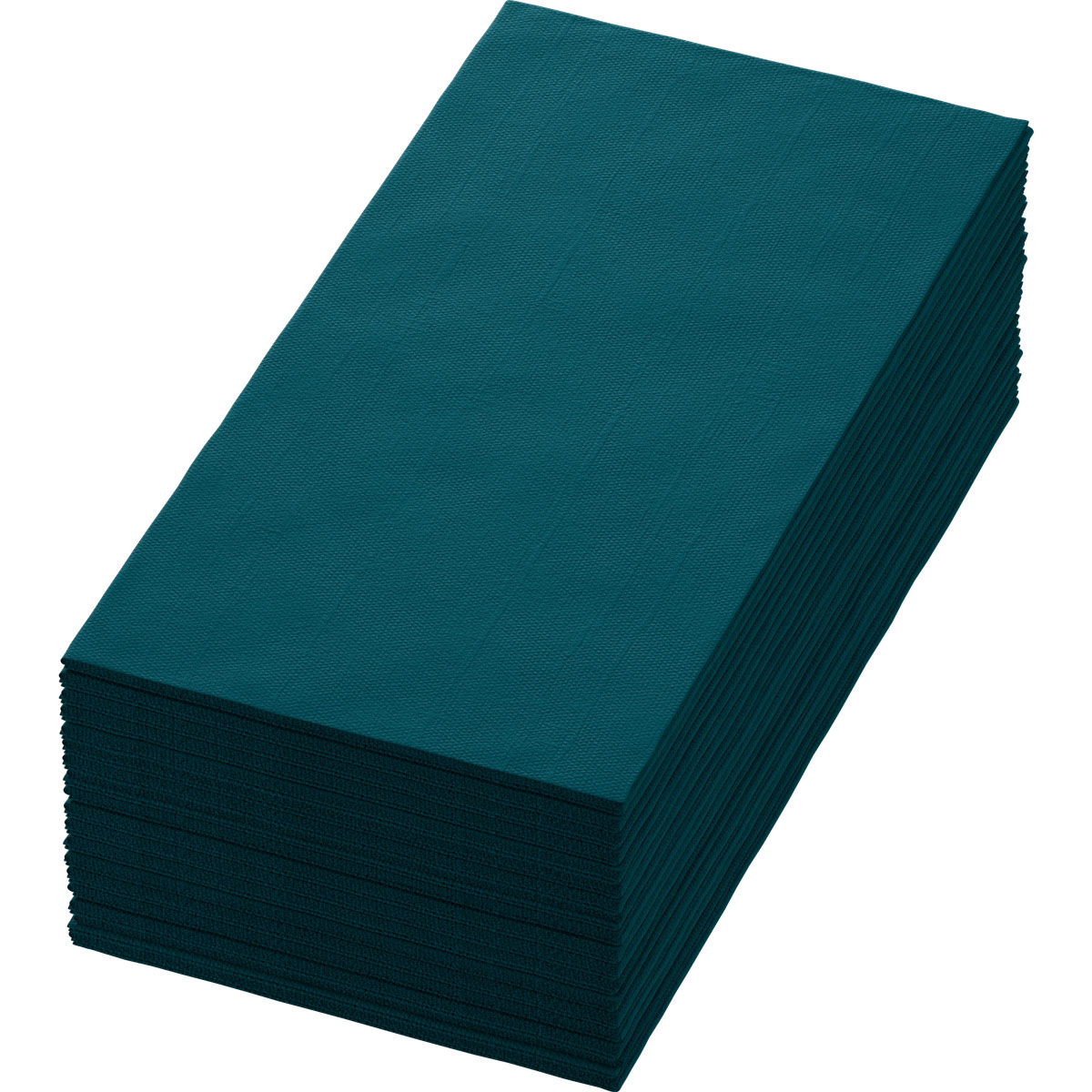 Bio-Dunisoft® Serviette 40 x 40 cm, 1/8-Buchfalz - Ocean Teal