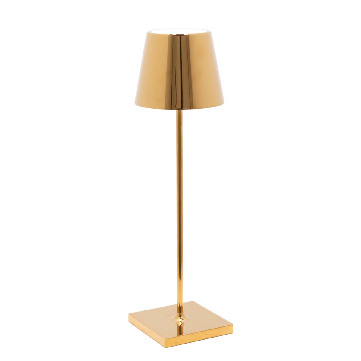 Tischleuchte Poldina - Gold glänzend