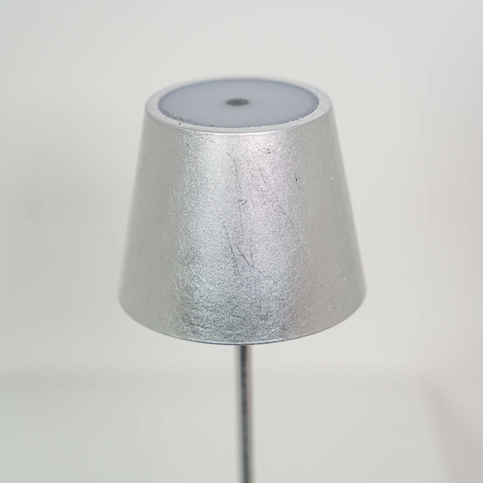Tischleuchte Poldina - Blattsilber