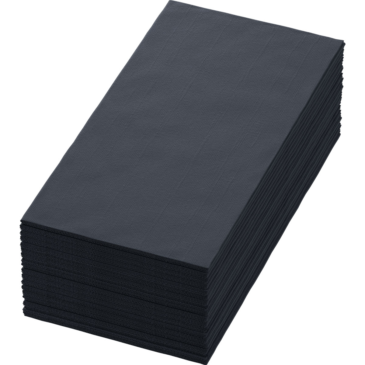 Bio-Dunisoft® Serviette 40 x 40 cm, 1/8-Buchfalz - Schwarz