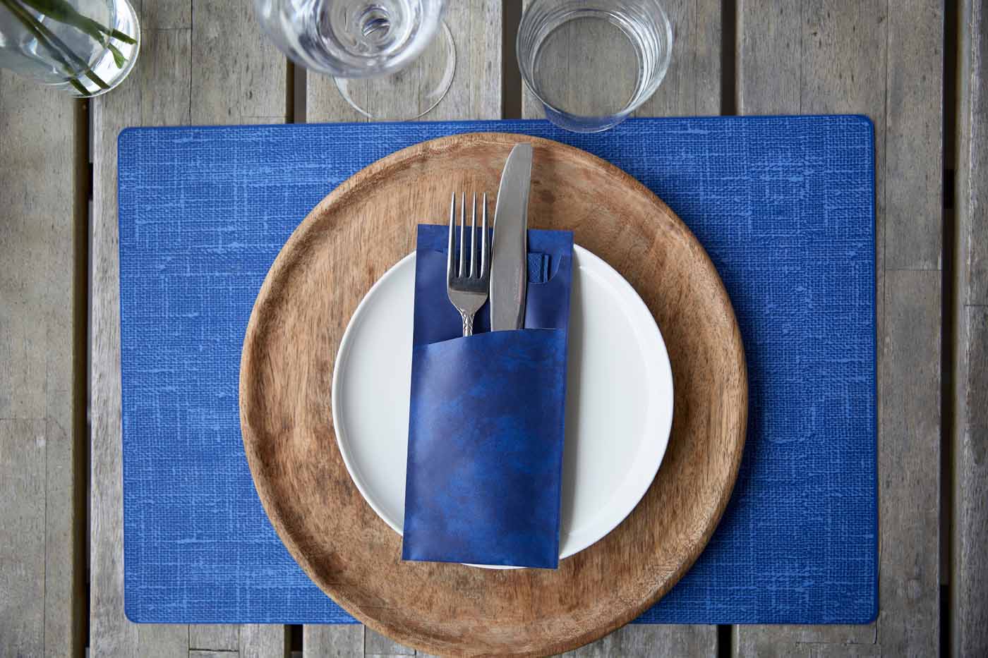 TISCHSETS SILIKON 30 x 45 cm - Dunkelblau
